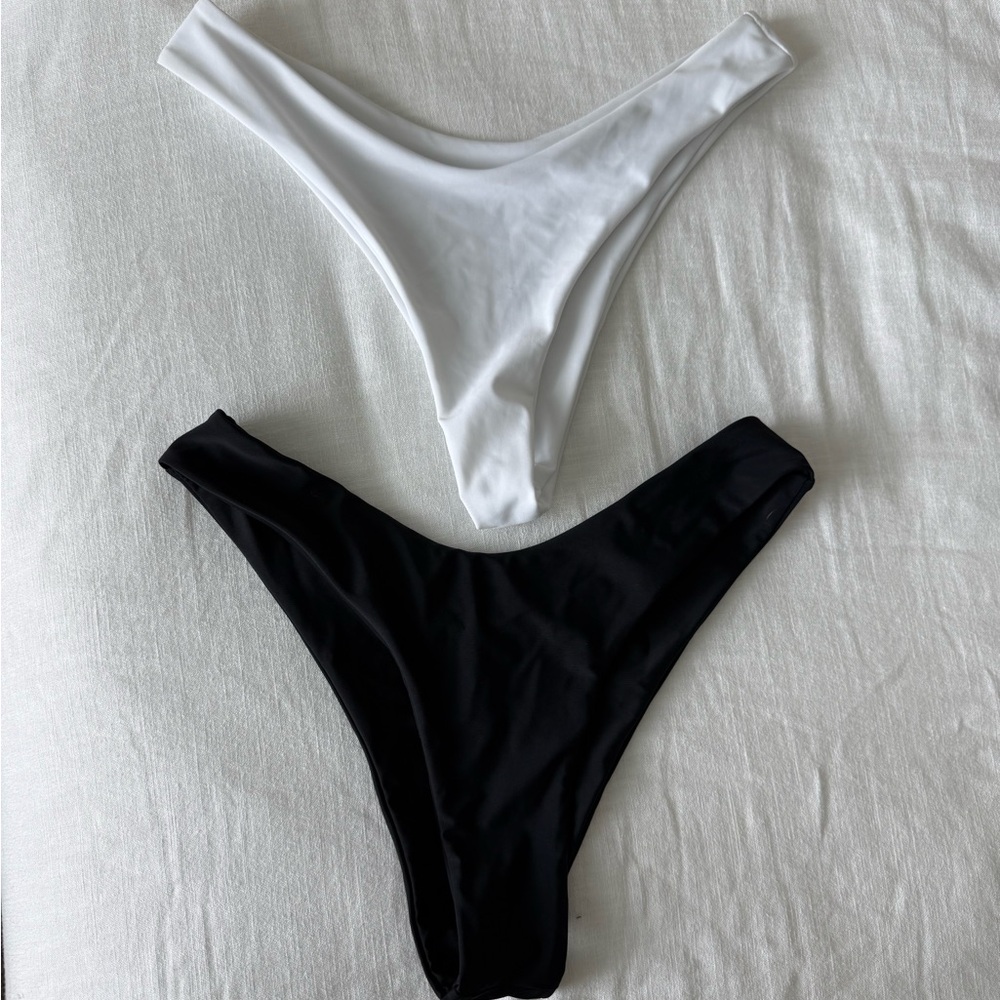 White Bikini bottoms